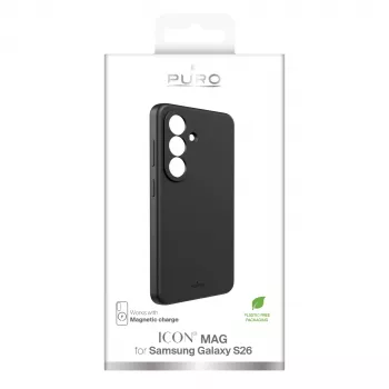 SBS Mobile Icon Mag hoes voor Samsung Galaxy S26 – zwart PUSGS26ICONMAGBLK
