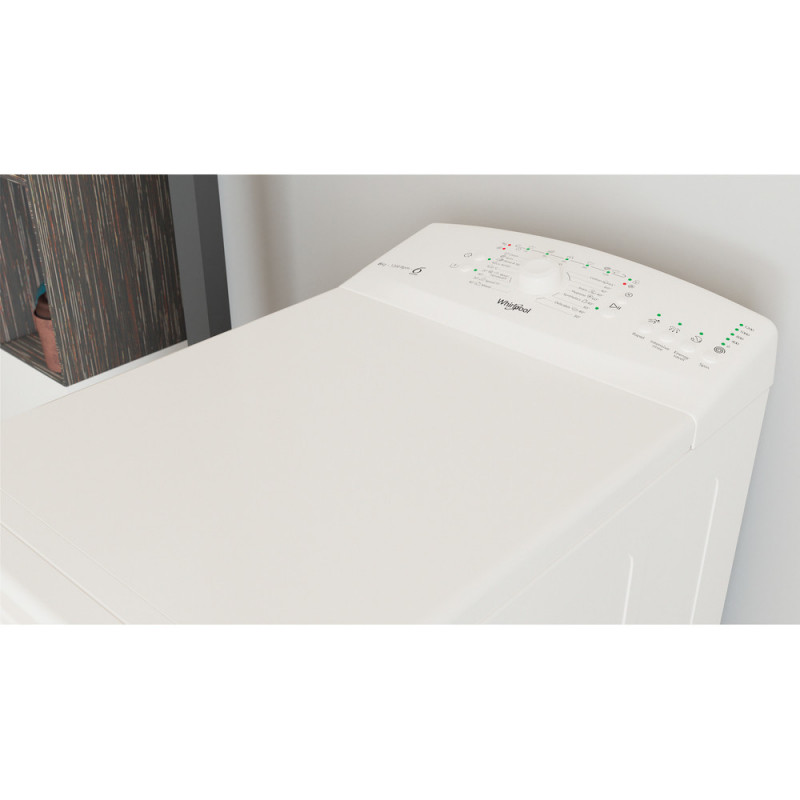 Whirlpool TDLR6240LEUN bovenlader wasmachine, 6 kg, 1200 t/min, wit