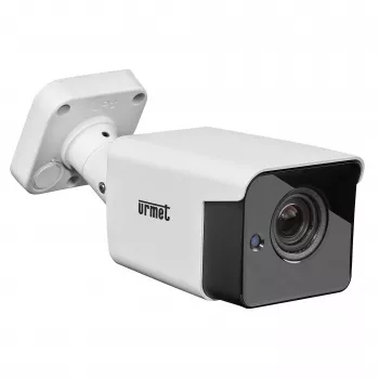 Grothe AHD bulletcamera PLUS 2,7-12mm varifocale lens 1080p Full HD bewakingscamera voor buiten met 40m IR-nachtzicht, IP66 metalen behuizing, 1096/406