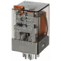 Finder industrieel relais 12 VAC 2,2 VA DPDT 10A 250VAC 2 CO steekbaar 60.12.8.012.0040