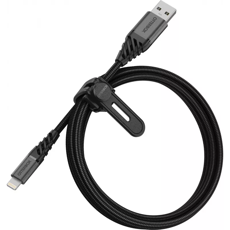 OtterBox Premium Lightning naar USB-A kabel 1m zwart 78-52643