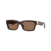 Burberry BE4443-300273 dames cat-eye zonnebril, havana montuur, bruine gradientglazen, 55mm