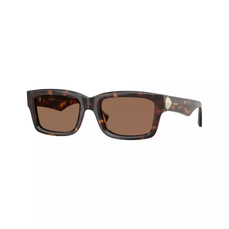 Burberry BE4443-300273 dames cat-eye zonnebril, havana montuur, bruine gradientglazen, 55mm