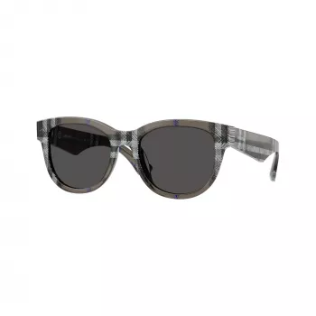 Burberry BE4432U414787 dames zonnebril, vierkant, Dark Havana/Dark Grey, 54/19/140 mm