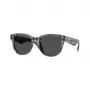Burberry BE4432U414787 dames zonnebril, vierkant, Dark Havana/Dark Grey, 54/19/140 mm