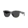 Burberry BE4432U414787 dames zonnebril, vierkant, Dark Havana/Dark Grey, 54/19/140 mm