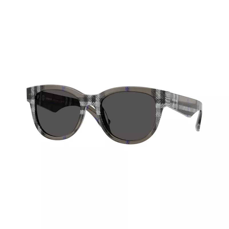 Burberry BE4432U414787 dames zonnebril, vierkant, Dark Havana/Dark Grey, 54/19/140 mm