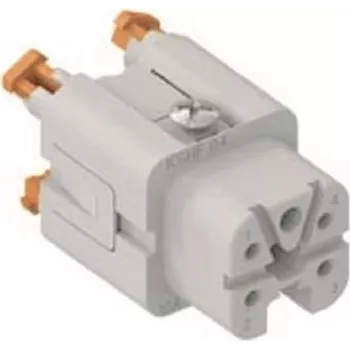 ILME CKSHF04 businzetstuk 4P+PE zilver SQUICH 10A 400V maat 21.21