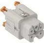 ILME CKSHF04 businzetstuk 4P+PE zilver SQUICH 10A 400V maat 21.21