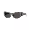 Burberry BE4450U414787 dames zonnebril Dark Havana/Dark Grey 54/19/140 mm
