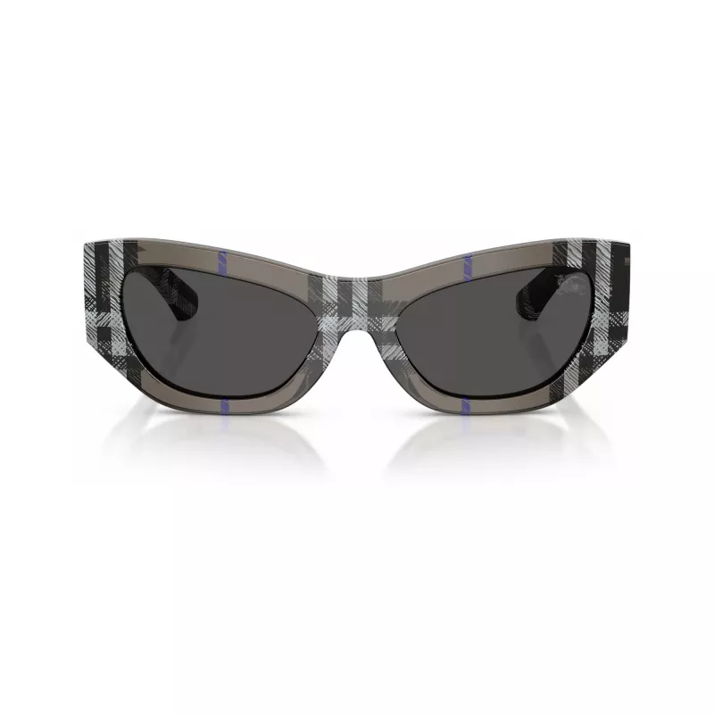 Burberry BE4450U414787 dames zonnebril Dark Havana/Dark Grey 54/19/140 mm