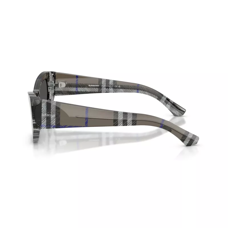 Burberry BE4450U414787 dames zonnebril Dark Havana/Dark Grey 54/19/140 mm