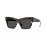 Burberry BE4449F410687 dames zonnebril, havana montuur, bruine glazen, 53/19/140 mm