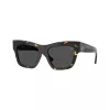 Burberry BE4449F410687 dames zonnebril, havana montuur, bruine glazen, 53/19/140 mm