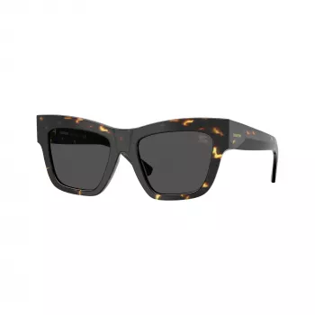 Burberry BE4449F410687 dames zonnebril, havana montuur, bruine glazen, 53/19/140 mm