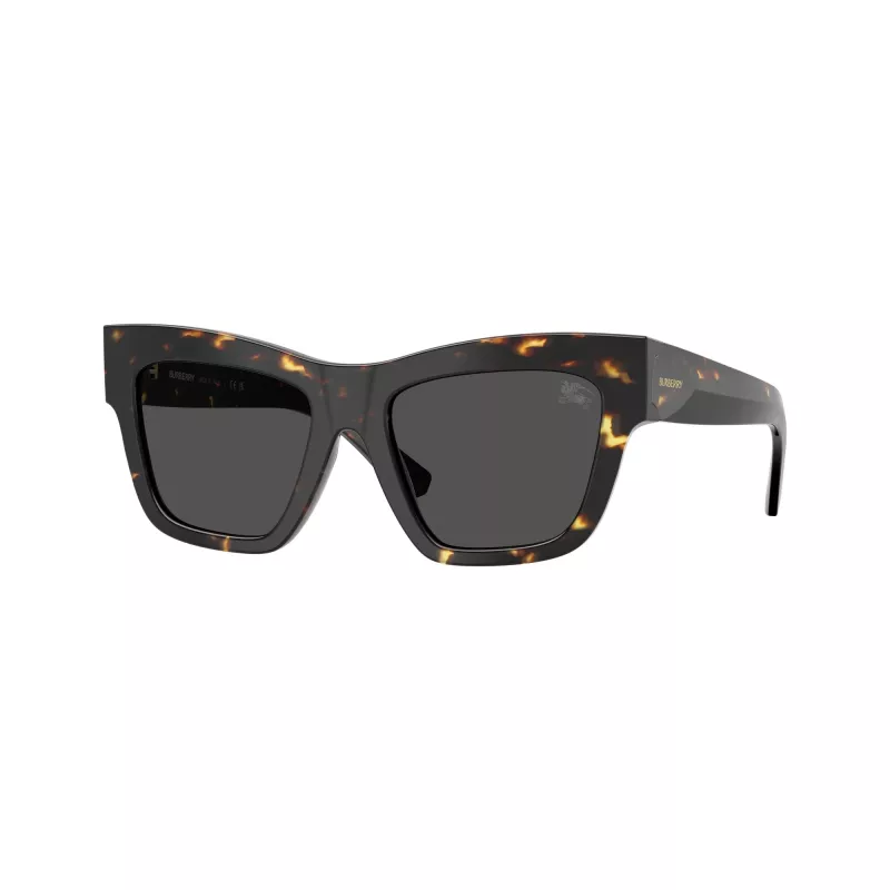 Burberry BE4449F410687 dames zonnebril, havana montuur, bruine glazen, 53/19/140 mm