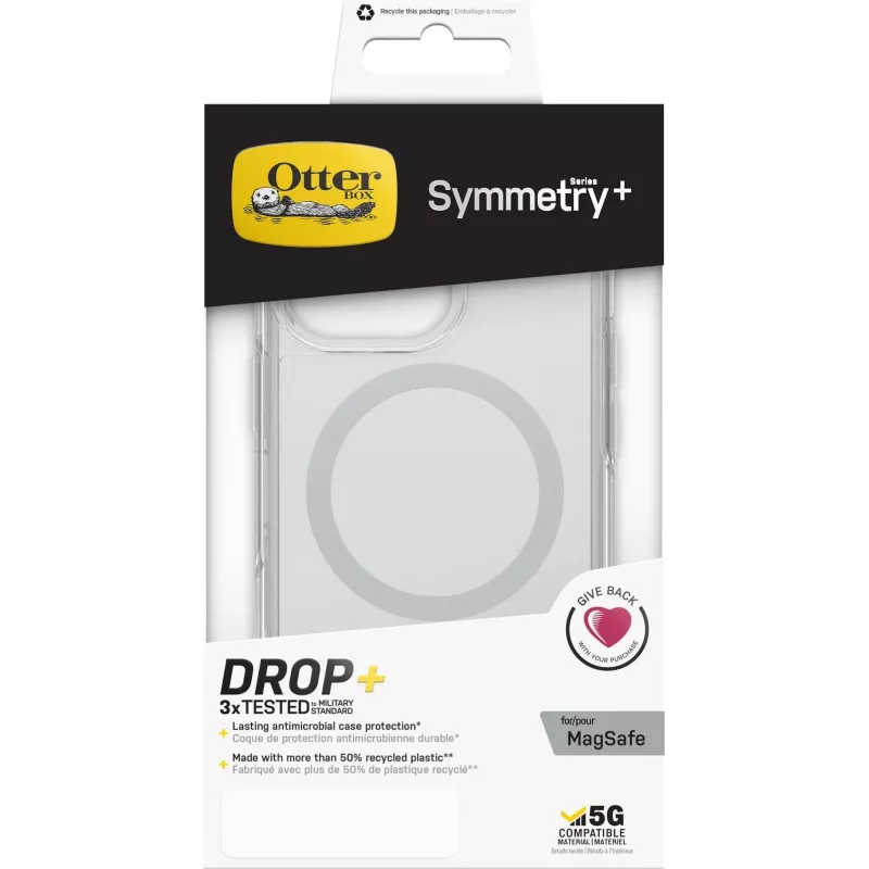 OtterBox Symmetry Series+ Clear MagSafe achterkanthoes voor Apple iPhone 13 Pro 77-84773
