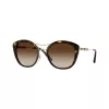 Burberry BE4251Q300213 dames cat-eye zonnebril, donkerbruin montuur, bruine gradientglazen, 53mm