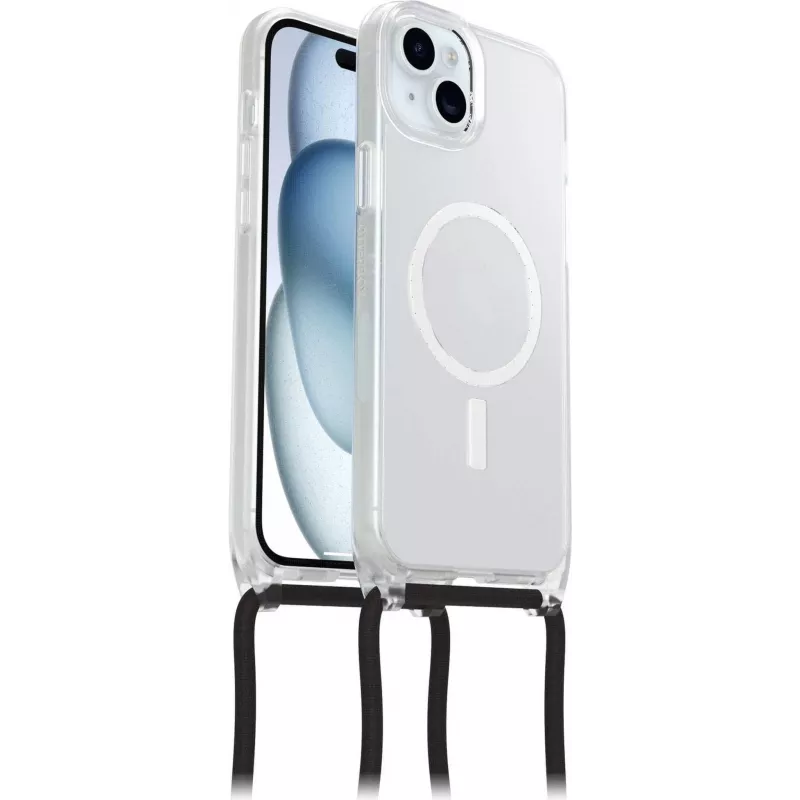 OtterBox React Series achterkanthoes voor Apple iPhone 15 Plus - MagSafe-compatibel - transparant 77-93579