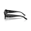 Giorgio Armani dames AR8213BU5001B rechthoekige zwarte zonnebril