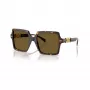 Versace VE4441-108-73 dameszonnebril - Havana montuur, bruine glazen, 55mm