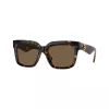Burberry BE4419-300273 dameszonnebril, Havana montuur, bruine gradient-glazen, 54mm
