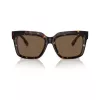 Burberry BE4419-300273 dameszonnebril, Havana montuur, bruine gradient-glazen, 54mm