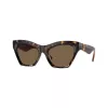Burberry BE4420U300273 dameszonnebril, vierkant, Dark Havana montuur, bruine gradient-glazen, 55mm