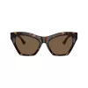 Burberry BE4420U300273 dameszonnebril, vierkant, Dark Havana montuur, bruine gradient-glazen, 55mm