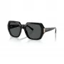 VOGUE dames VO5612SBW4487 vierkante zonnebril zwart/grijs 55mm