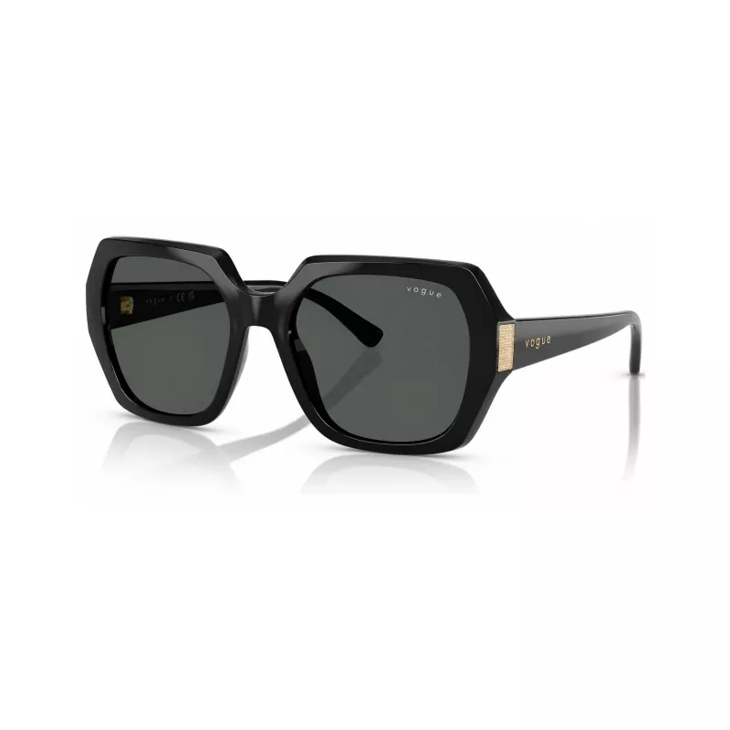 VOGUE dames VO5612SBW4487 vierkante zonnebril zwart/grijs 55mm