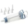 IBILI 104629 spuitzakset voor gebak, 18 cm, 6 RVS spuitmonden, wit