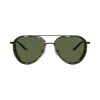 Emporio Armani herenzonnebril rechthoekig EA2163-300171 zwart/grijs 56mm