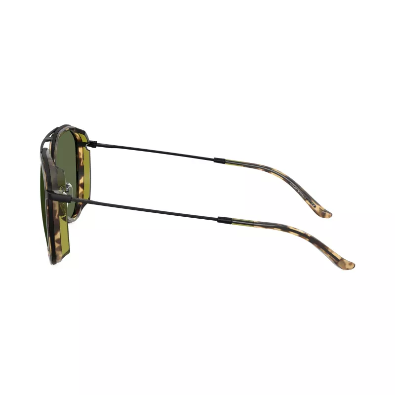 Emporio Armani herenzonnebril rechthoekig EA2163-300171 zwart/grijs 56mm