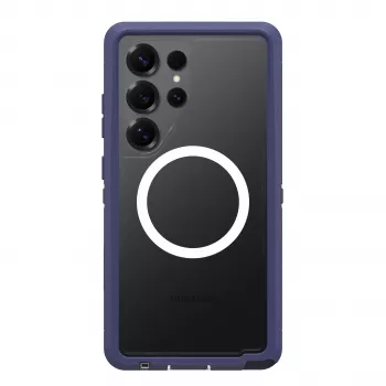 OTTERBOX Defender XT Clear MagSafe hoes voor Samsung Galaxy S25 Ultra – paars (Thistle Purple) 77-97585
