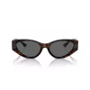 Versace VE4454-542987 dames cat-eye zonnebril, havanna/donkergrijs, 55mm