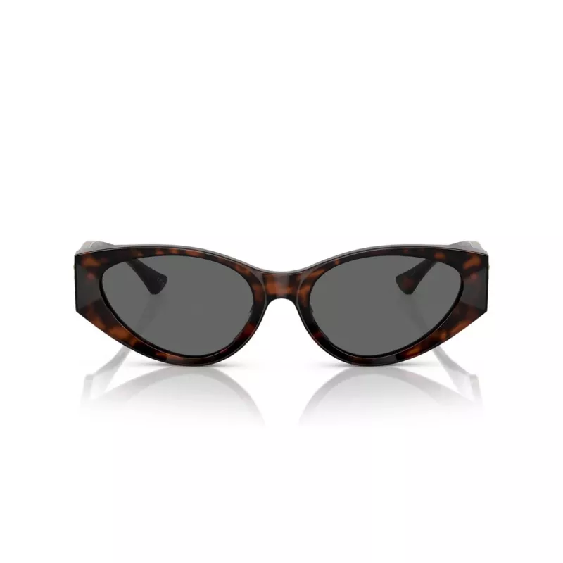 Versace VE4454-542987 dames cat-eye zonnebril, havanna/donkergrijs, 55mm