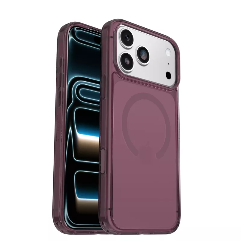 OtterBox Symmetry Clear MagSafe Camera Control hoesje voor iPhone 17 Pro Max roze (77-98872)