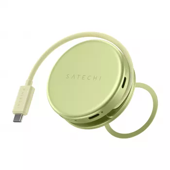Satechi OntheGo 5-in-1 multiport adapter - USB-C hub met 4K HDMI, USB-C 5Gbps, USB-A 5Gbps, SD-kaartlezer, 60W PD pass-through (Citrus)