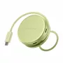 Satechi OntheGo 5-in-1 multiport adapter - USB-C hub met 4K HDMI, USB-C 5Gbps, USB-A 5Gbps, SD-kaartlezer, 60W PD pass-through (Citrus)