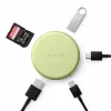 Satechi OntheGo 5-in-1 multiport adapter - USB-C hub met 4K HDMI, USB-C 5Gbps, USB-A 5Gbps, SD-kaartlezer, 60W PD pass-through (Citrus)