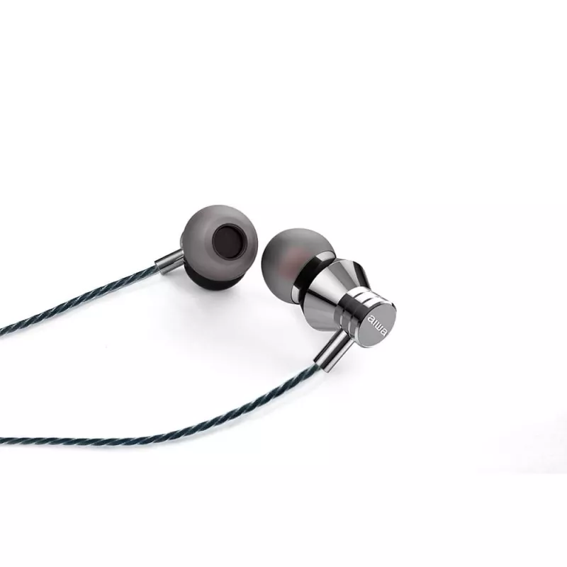 AIWA ESTM-50USB-C/SL in-ear stereo-headset met microfoon, USB-C, zilver