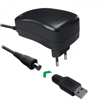 Vivanco universele AC/DC-voeding 27W met 7 DC-stekkers en USB-aansluiting VVITADAPT27WUN