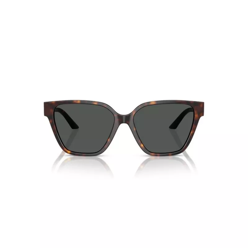Versace VE4471B10887 dames zonnebril – havana montuur, donkergrijze glazen, 56mm