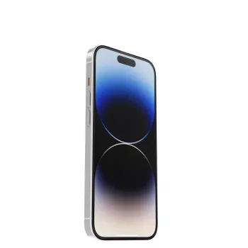 OtterBox Trusted Glass displaybeschermfolie voor Apple iPhone 14 Pro Max – gehard glas, helder, 9H hardheid, antimicrobieel, oleofoob, eenvoudige installatie met Screen Machine 77-88923