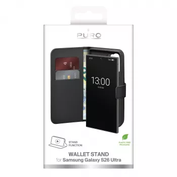 SBS telefoonhoesje voor Samsung Galaxy S26 Ultra PUSGS26UBOOKC8BLK