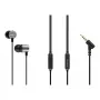 AIWA ESTM-30SL in-ear-koptelefoon met microfoon, zilver