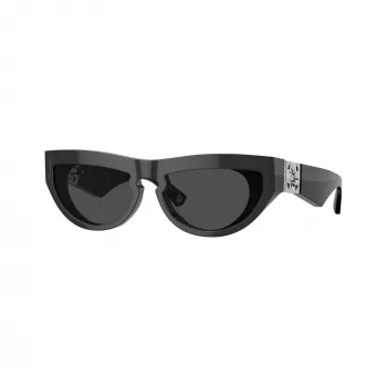 Burberry BE4422U dames cat-eye zonnebril Dark Havana/grijs 58/16/130 mm BE4422U411287