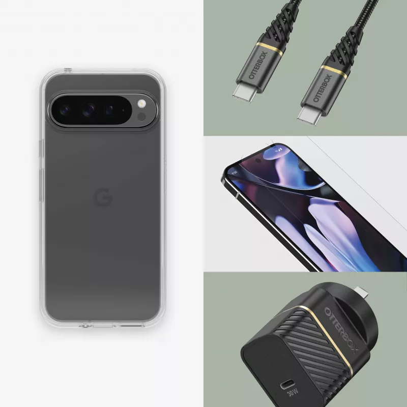 OtterBox Symmetry Clear hoesje voor Google Pixel 9 Pro XL 77-95651