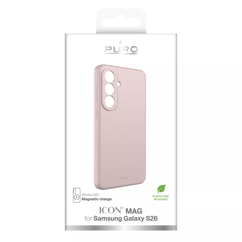 SBS Mobile Icon Mag hoesje voor Samsung Galaxy S26 - rosé PUSGS26ICONMAGROSE